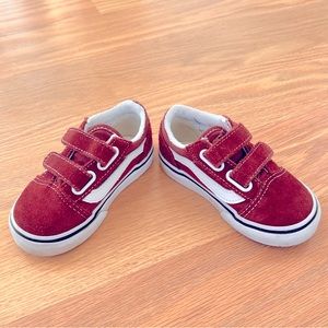 Toddler maroon vans